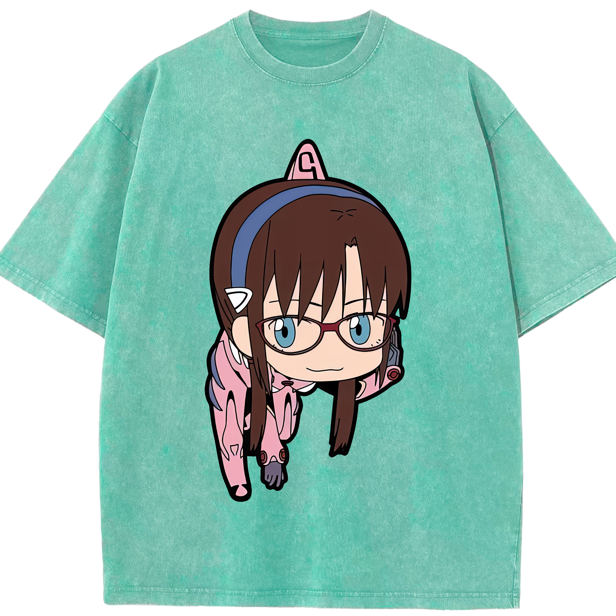 （画像用） EVA 新世紀エヴァンゲリオン 綿100% ヴィンテージ風 半袖Tシャツ（フロントプリント）